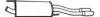 VW 1H5253609D End Silencer